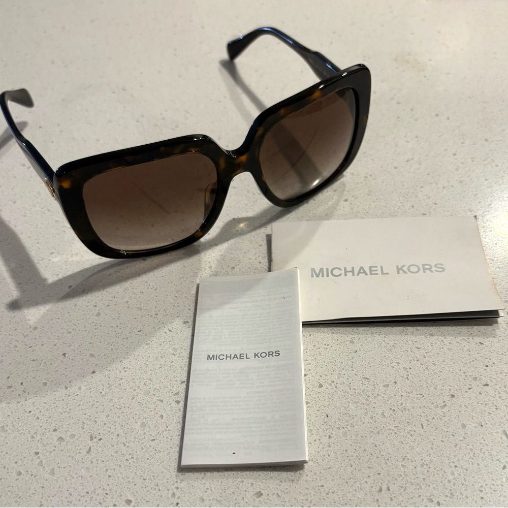 Michael Kors Women’s Havana Brown Gradient Tortoise Sunglasses